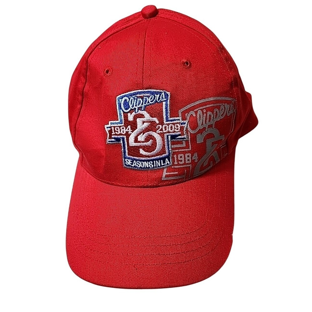Los Angeles LA‎ Sga 2009 Clippers NBA 25 seasons Old Logo Cap Hat Adjustable